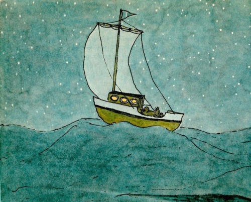 William Steig, Illustration from Amos & Boris, 1971