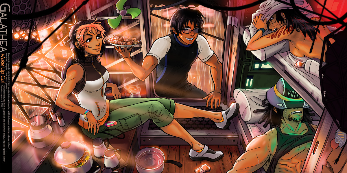 rubendevela:  Wake up CallA bunch of my OC’s in a town where every single cubic