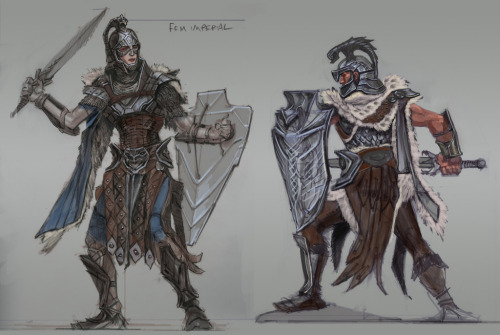 thegamerinallofus: concept art of Skyrim part one of ?