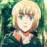 armin in episode 18lots of dramatic hair flips