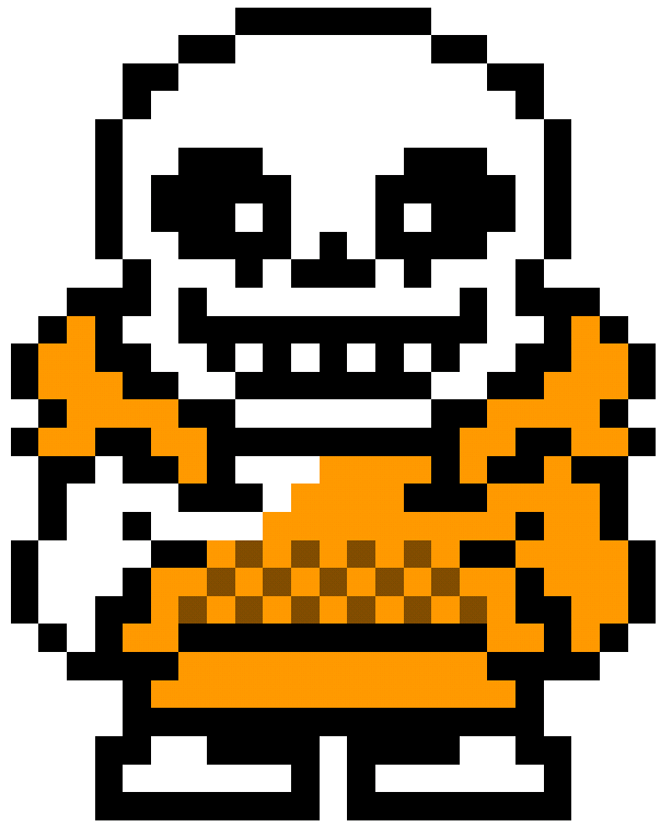 Pixilart - Sans Sprite Pixel Art by Anonymous