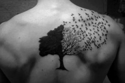 xneonljghts:  Tree art tatto!!! su We Heart It.