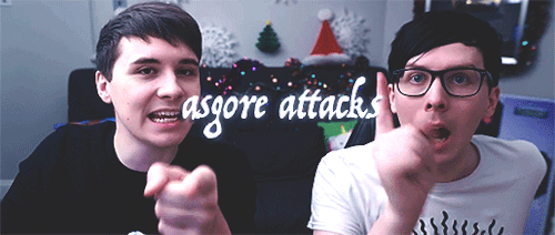 danthesoftestnerd:  dan and phil ∞ undertale 2016