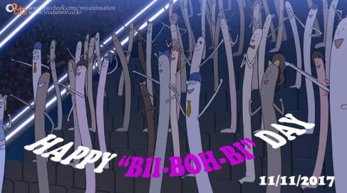 shuujaye: Studio Mir is celebrating Bii-Boh-Bi Day on 11/11!! Remember these guys? These scene-still