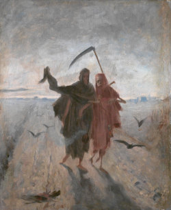 wilburwhateley:  Jakub Schikaneder, The Last Journey (Poslední cesta) early 1890s 