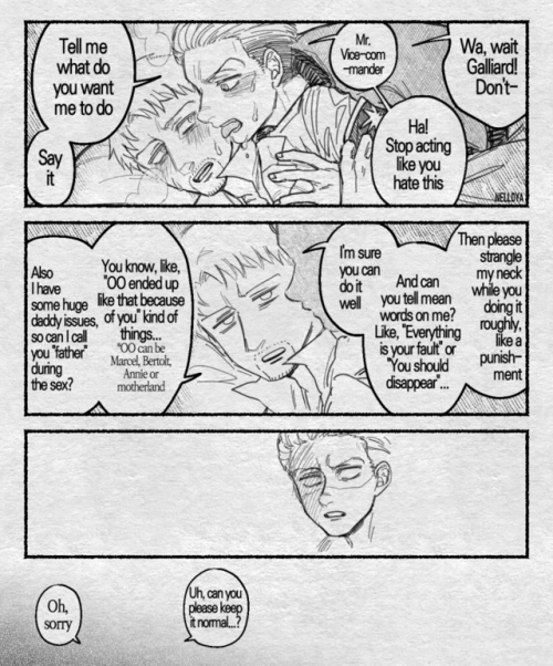 Gallirei but Reiner’s self-esteem is too low