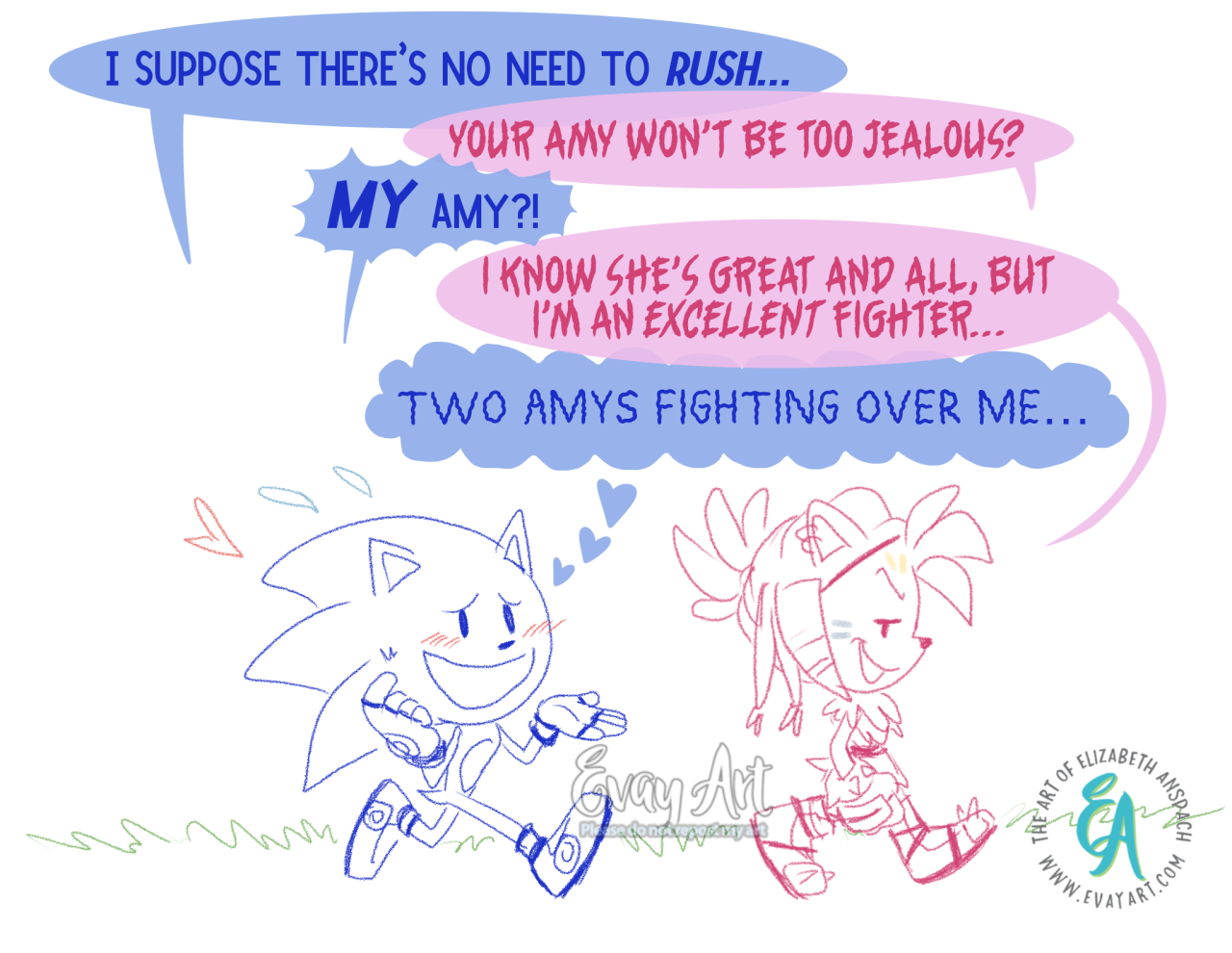 Sonic and Amy's First Date  Sonic Boom “My Gal” Comic Dub 