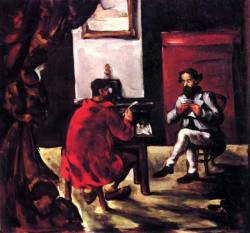 artist-cezanne: Paul Alexis Reading at Zola’s