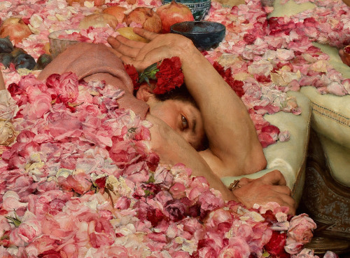 leuc: Lawrence Alma-Tadema, The Roses of Heliogabalus (detail), 1888