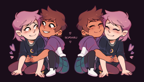 Sex drew these for Lumity charms last month 💖☆ pictures