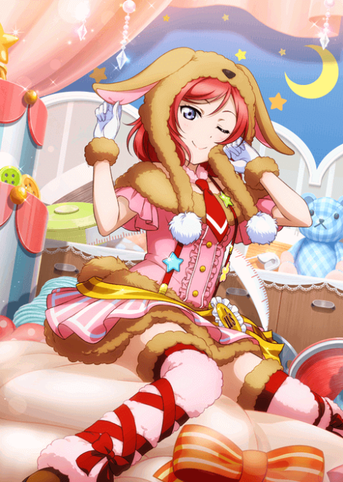 makiappreciation:  ☆.。.:*・°☆. Nishikino Maki UR card #1073 ・°☆.。.:*・°☆ Look at how pretty and perfect she isssss ♡ ♡ ♡Good Luck to all those Maki lovers who’ll scout for her!  