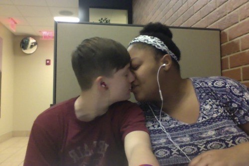 polylove-girls-blog:naturalqueersmoke:My partners, tinytransman and thecuspofrevolution. Christiana 