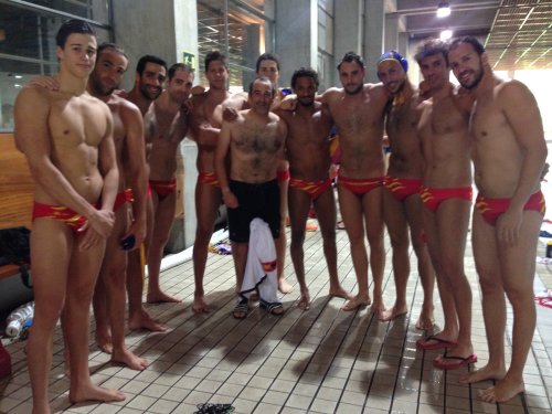 giantsorcowboys: Manly Monday: Spanish Aqua Horse Openly Gay Spanish Water Polo Player Victor Gutier