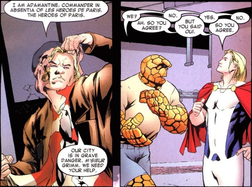 tenlittlebullets: sclez: softgrungebarnes: I FOUND ENJOLRAS IN THE FANTASTIC FOUR Goddamnit Enjolras