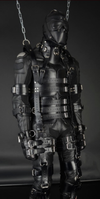 britishbootedbastard:  Can anyone give me a supplier or information of where I may purchase this totally wonderful Kit, I would happily spend thousands of pounds to be leather encase like the subject above, To be a human punch bag or leather abused; to