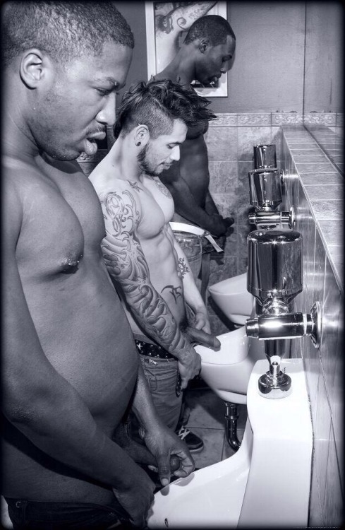 barebackstation:  Men’s Restroom… Anything but ‘rest’ here.