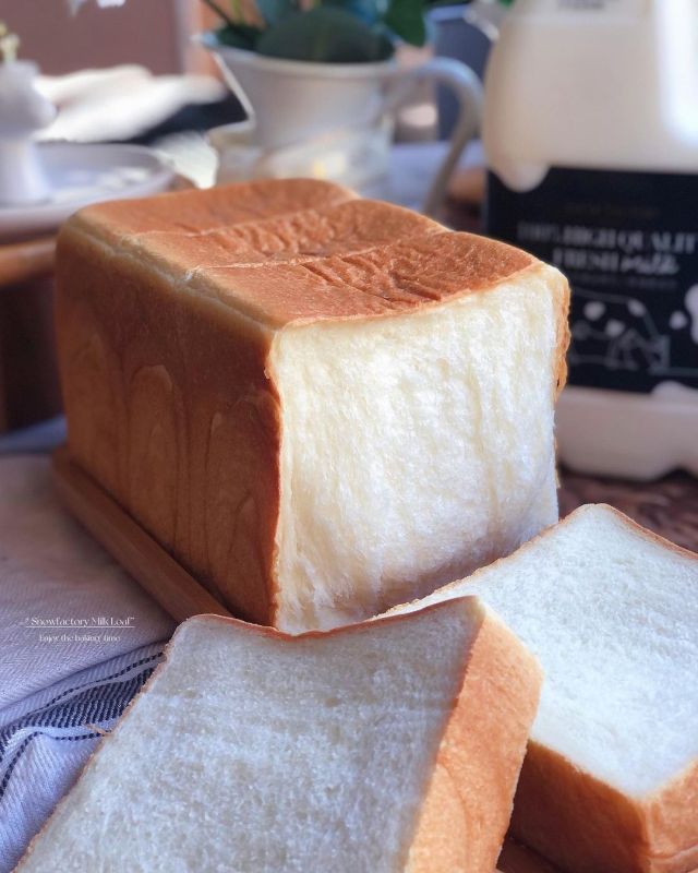 mochelle_su #bread#baking#food#cottagecore#shokupan#loaf #pain de mie #pullman loaf