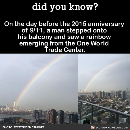 did-you-kno:  On the day before the 2015 anniversary of 9/11, a man stepped onto