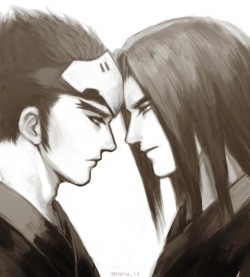 ikerra:  Hanzo x Genji [Shimadacest]