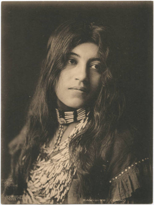 animus-inviolabilis:Portrait of Kaw-U-Tz, a woman of the Caddo NationGeorge Bancroft Cornish1906