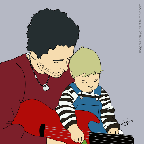 thegreendaygirlart: HAPPY FATHER’S DAY! to all GD dads :) :))))