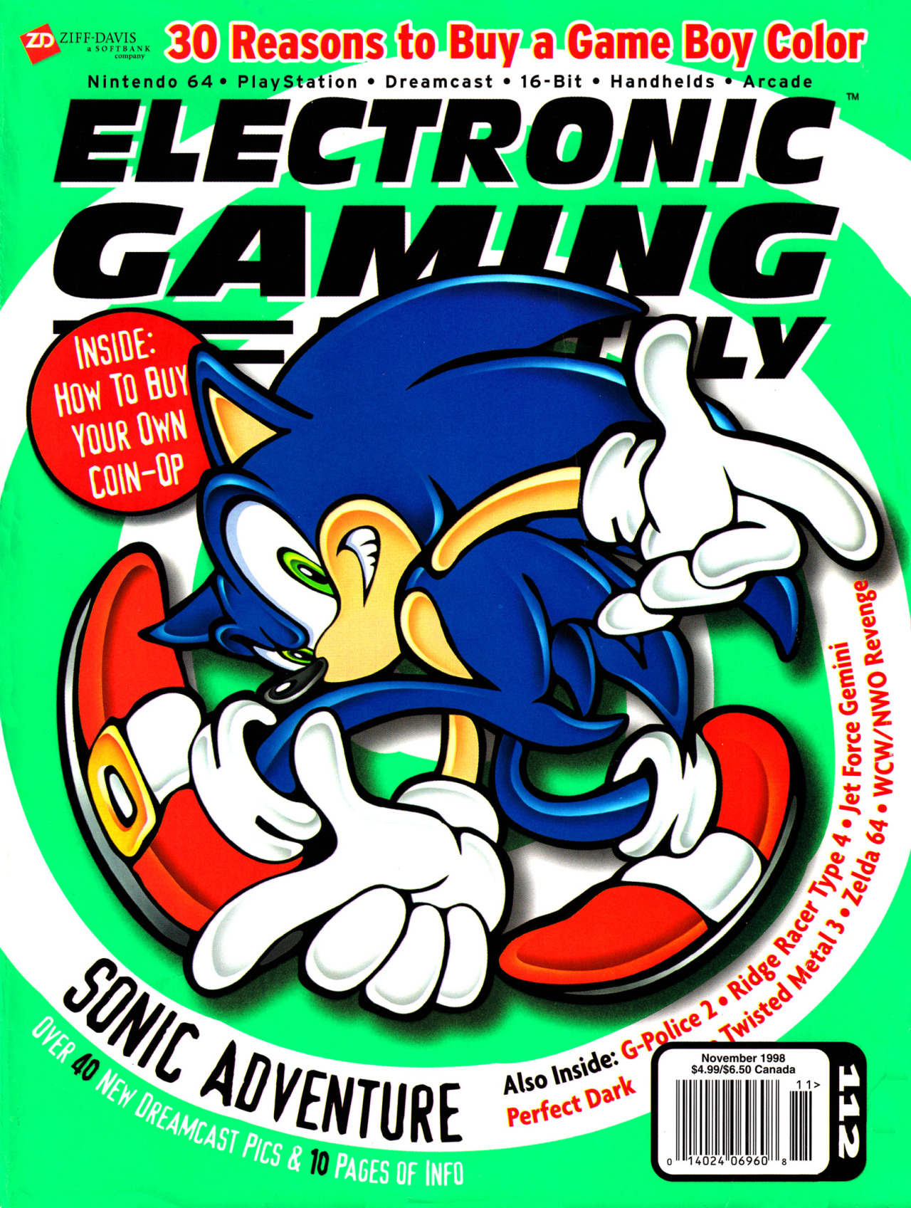 Sonic The Hedgehog Movie for Game Boy Color 