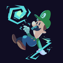 tubartist:  Please, please give us more games where Luigi has an electric motif 