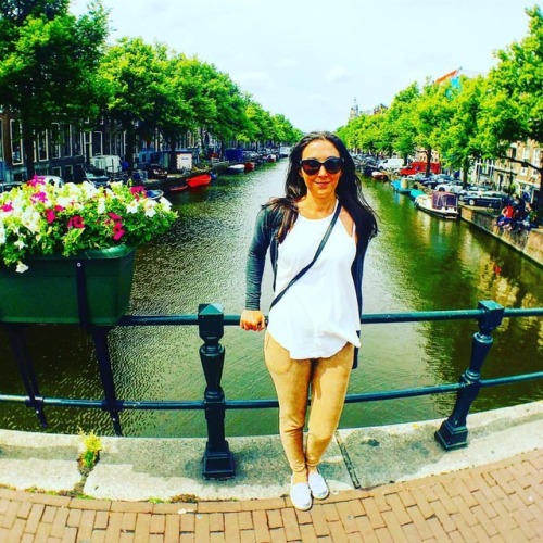 Enjoying a sunny walk along the canals while exploring the city. #amsterdam #netherlands #netherland