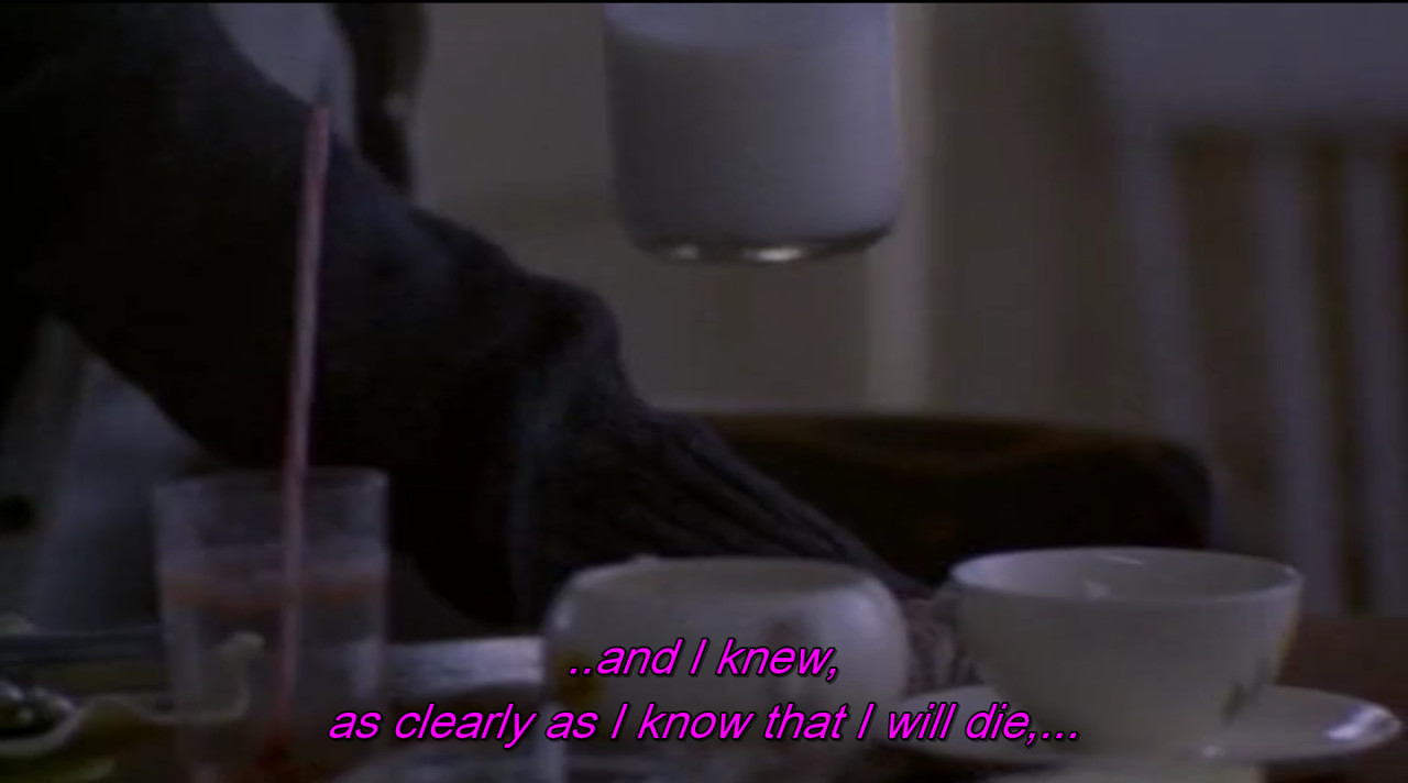 sooymillk:  &ldquo;I knew as clearly as I know that i will die, that I loved