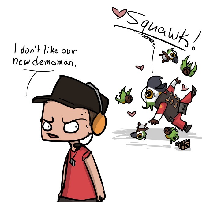 candivase:  Sometimes I like to crouch over my sticky bombs and pretend they are