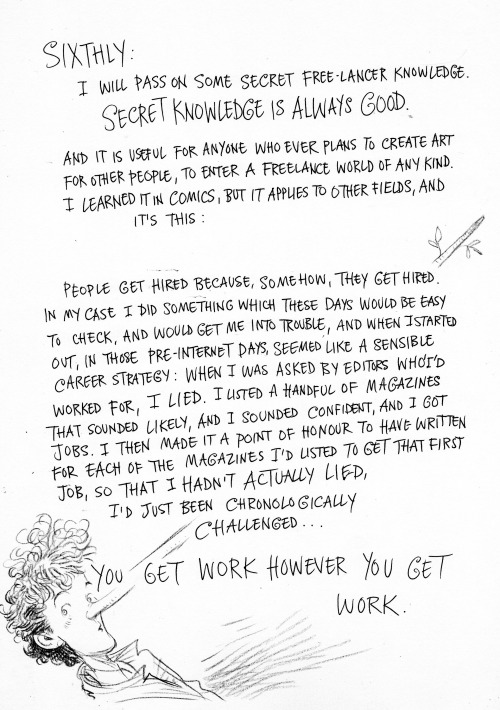 chrisriddellblog: Make Good Art by Neil Gaiman. Thanks Chris Riddell and Neil Gaiman!