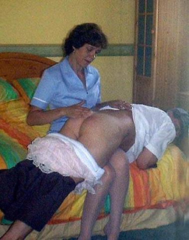 sissybabysusie: spanking her baby girl husband Another spanking for a wet nappy, just what the docto