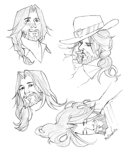 missdrawtiste:  Late night sketches of a beautiful beast. 