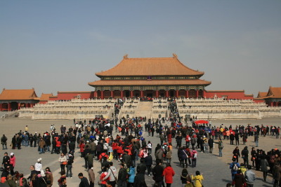 Beijing, People in The Forbidden City, China