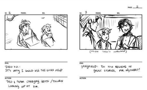 artoftheez: The Valiard Mansion Animated Trailer Storyboards. Just a sneak peek of what I&