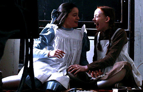 myawae:Amybeth Mcnulty and Dalila Bela as Anne Shirley and Diana Barry in ANNE WITH AN E (2017&mdash