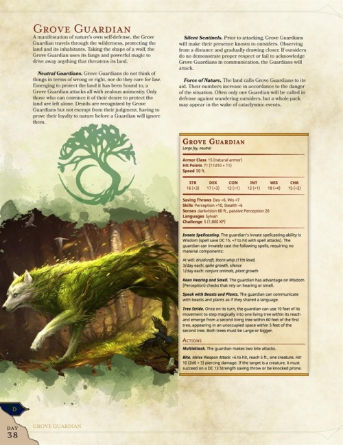 dnd-5e-hombrewdaily:Every Monday I will give you guys a “Homebrew of the Week” this is t