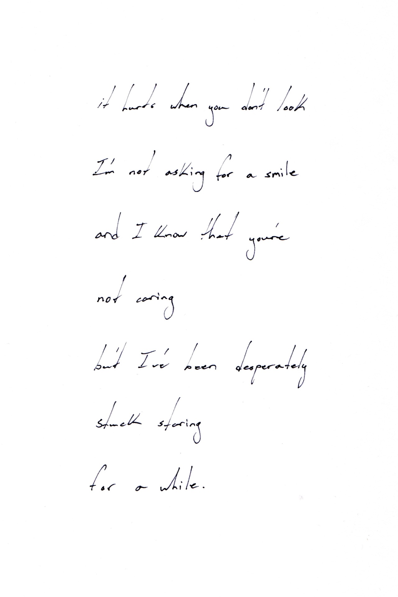 thedbldee:  &ldquo;I am a ghost, and you are the most beautiful thing I have