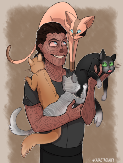catastrotaffy: Soren is a cat person!