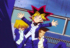 apricotedits:  YGO CHALLENGE ▷ favorite friendship ▹ Yugi &amp; Jounouchi