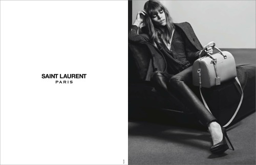 Saint Laurent . Ad campaign Pre-Fall13Creative Director: Hedi SlimanePhotos: Hedi SlimaneModel: Frej