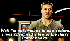 captainpoe:  #I never knew I needed Harry Potter #references in Arrow #until this scene. 