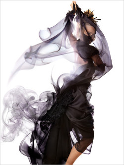 Anime Umbrella Portrait - Smoke Series (by