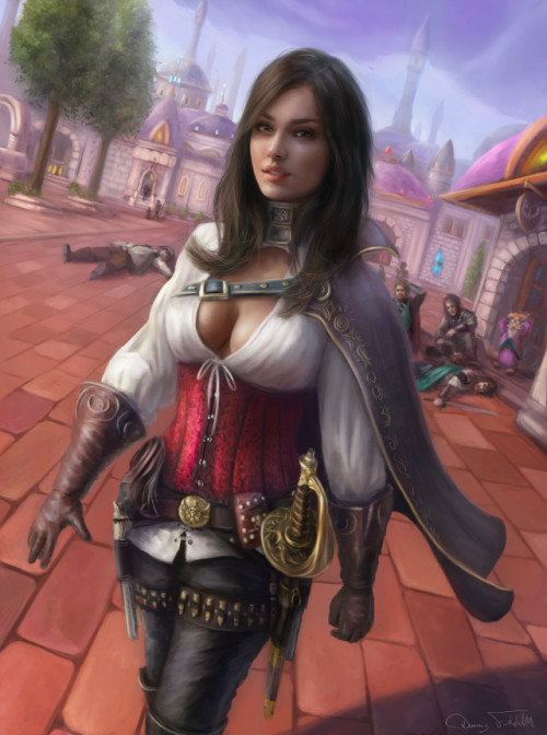 Ienera in Dalaran  Dennis Fröhlich www.artstation.com/artwork/JgKad