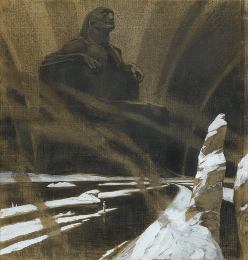 1910-again: František Kupka, Black Idol (or Stubbornness, Revolt, Resistance), 1902