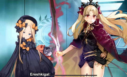 elizabethbathoryofficial:Ereshkigal makes a new friend.