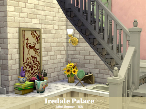 Iredale PalaceIredale is a beautiful palace built above a lake.Lot Details: - Lot type: Residential 