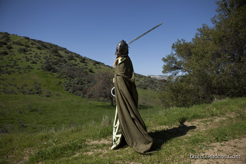 baremaidens:  A rising Ranger, Leia of Esmik from the Bare Maidens series “Warm