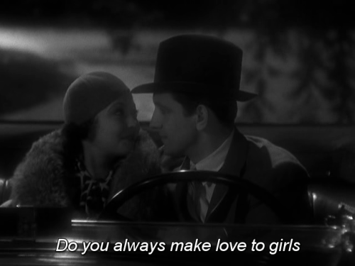 365filmsbyauroranocte:Merrily We Go to Hell (Dorothy Arzner, 1932)