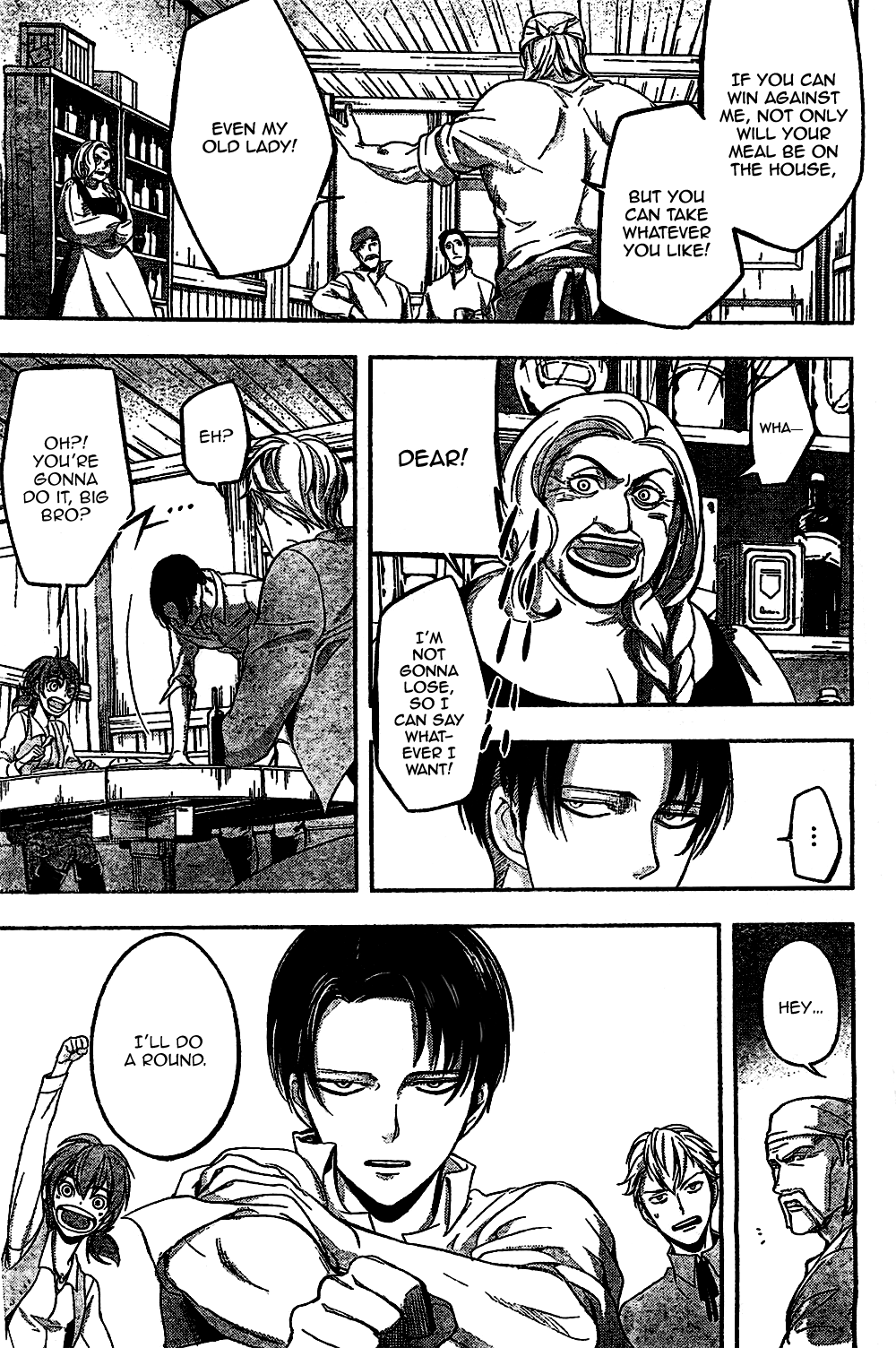 shortie-levi:  reminder that levi arm wrestled a man almost twice his size just to